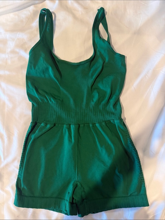 FP Movement by Free People Tops - FP Movement by Free People Emerald Green Girls' Tank Romper